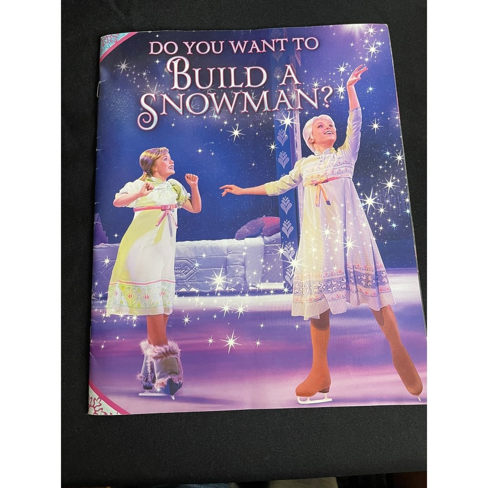 Disney On Ice Frozen Souvenir Program Book Elsa Anna Kenneth Nicole Feld